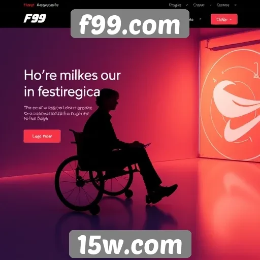Acessibilidade e design do f99.com analisados